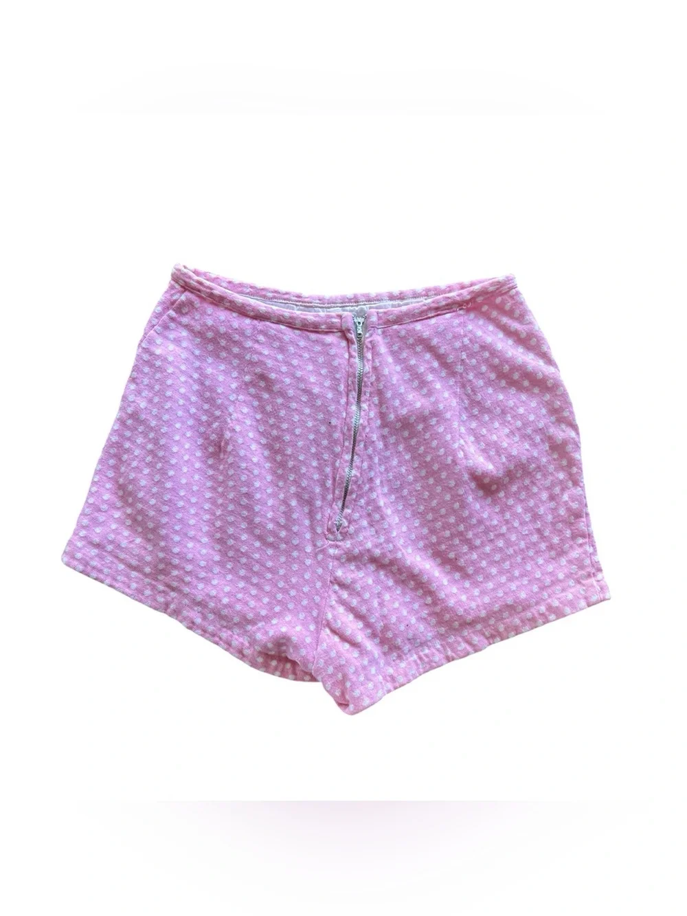 Vintage 60s pink polkadot matching set